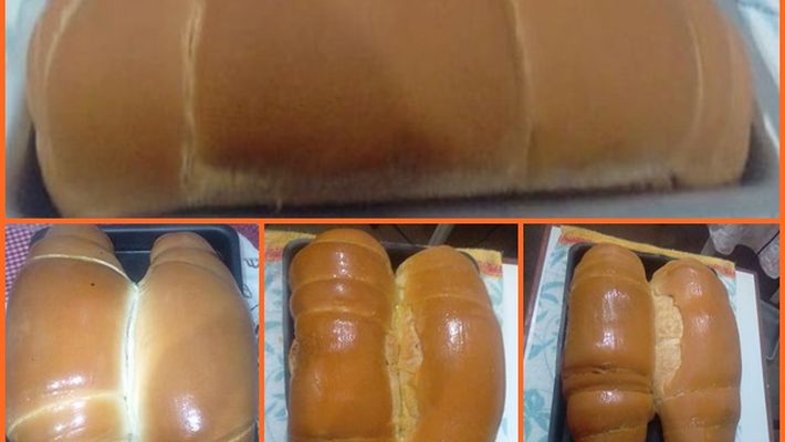 Pão de leite adocicado uma delícia