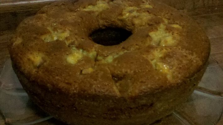 Receita de bolo de banana de liquidificador