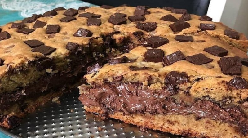Como fazer torta de cookie com Nutella?