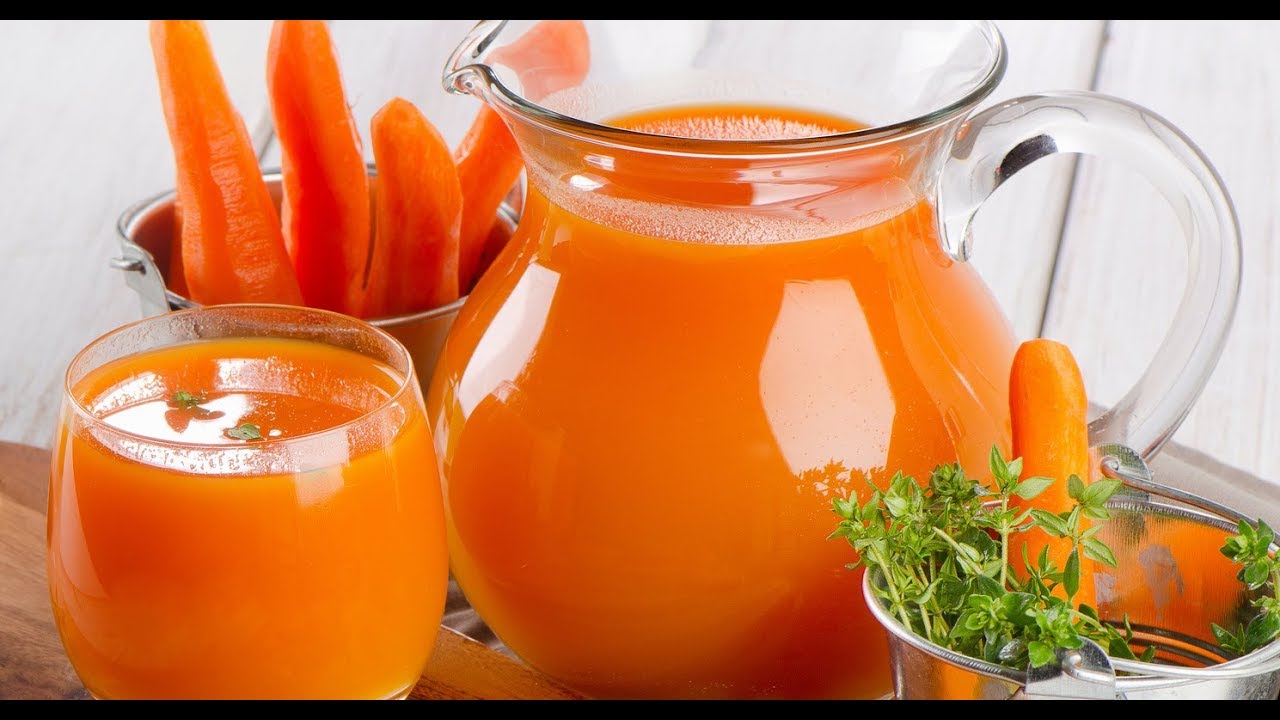 Suco de cenoura detox perfeito para nos manter com tudo em cima